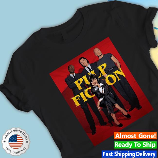 Cinema Tweets Pulp Fiction Group Canvas Tee