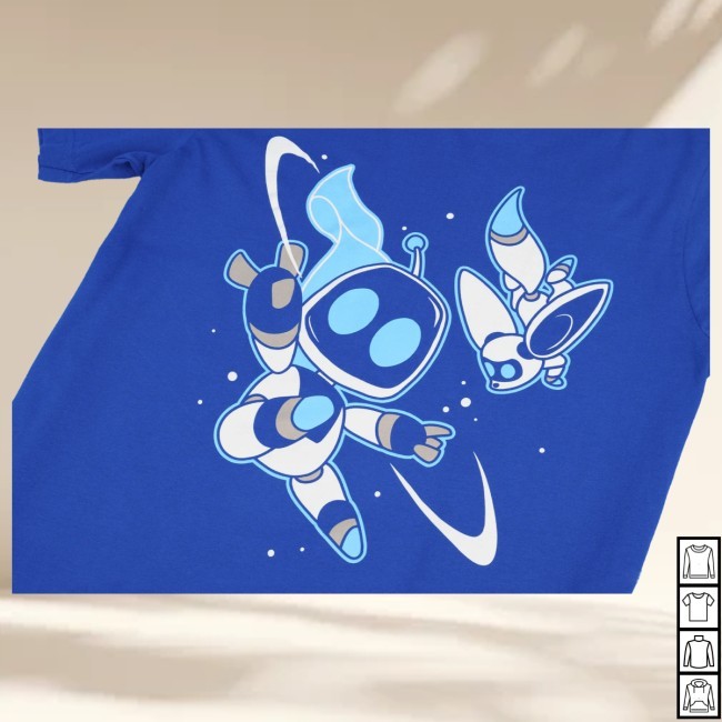 Astro Bot Bots In Space New Tee - By Nina Matsumoto Fangamer