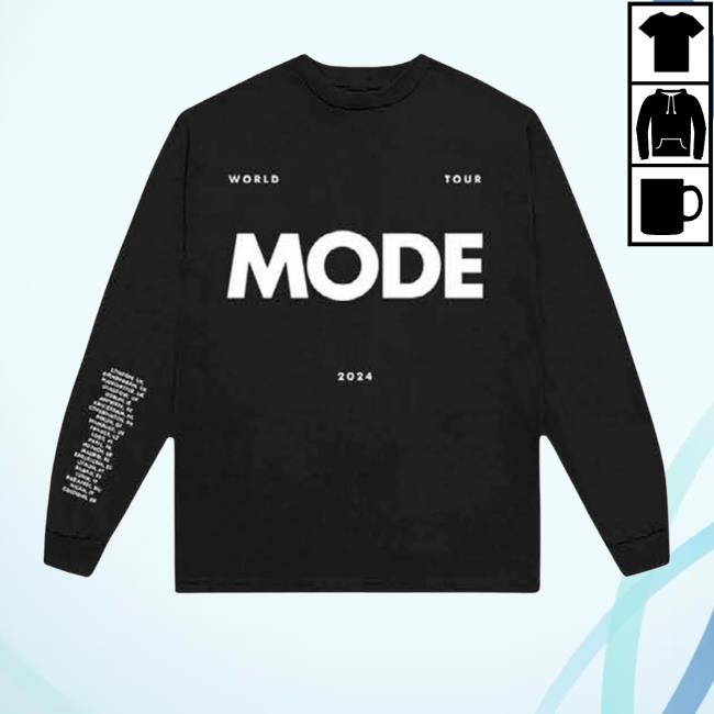 Depeche Mode Official Merch Shop Depeche Mode Logo / Photo Black L/S Tee 2024 2024 Memento Mori Tour 2024 Store Clothing Depeche Mode Official Merch Shop Depeche Mode Logo / Photo Black L/S Shirt 2024 2024 Memento Mori Tour 2024 Store Clothing