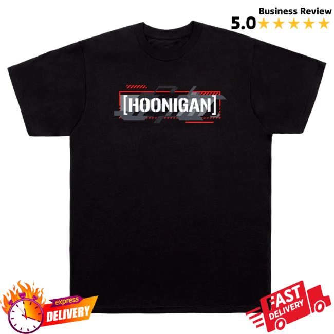 Official Hoonigan Merch Store Shop Hoonigan Surger Censor Bar Short Sleeve Hot Shirt Hoonigan Apparel Clothing