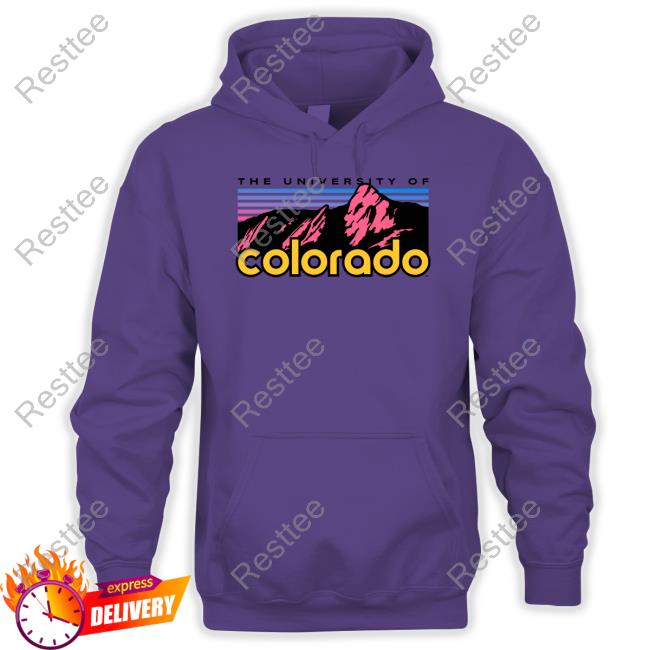 The University Of Colorado Mountains Shirt The University Of Colorado Mountains New Shirt