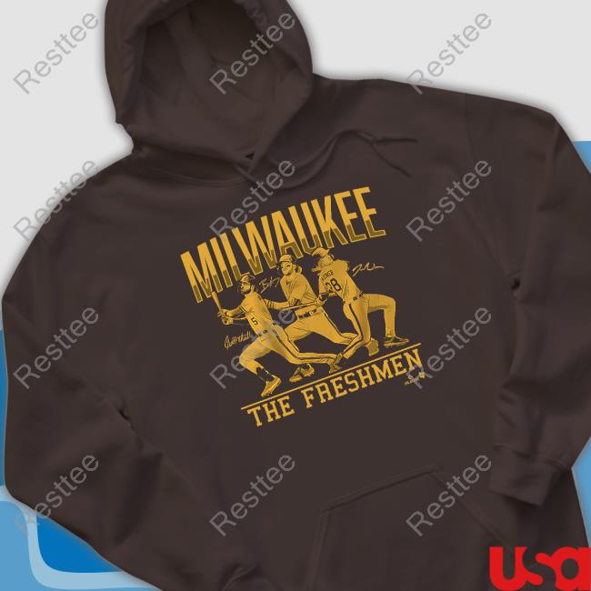 Milwaukee The Freshmen Shirt Breakingt Merch Brice Turang Joey Wiemer & Garrett Mitchell Milwaukee The Freshmen Sweatshirt