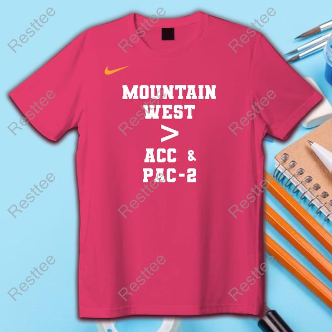 Mountain West > Acc & Pac-2 New Shirt