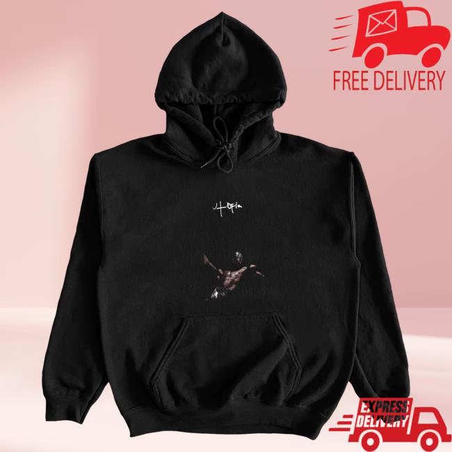 Official Cold Prints Store Merch Travis Scott Utopia Hoodie Black Coldprints Shop