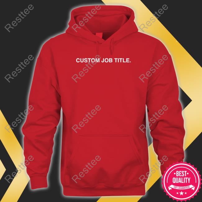 Official Custom Job Title Long Sleeve Tee Shirt