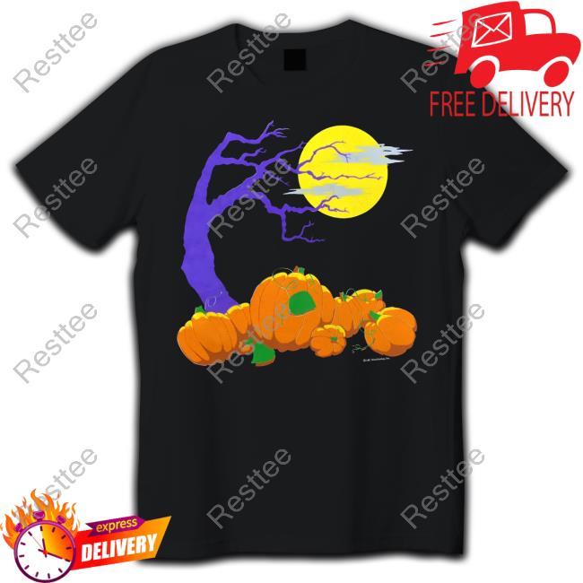 Official Vintage 90s Halloween Jack O’ Lantern Cartoon Shirt New Pumpkin Trick Or Treat