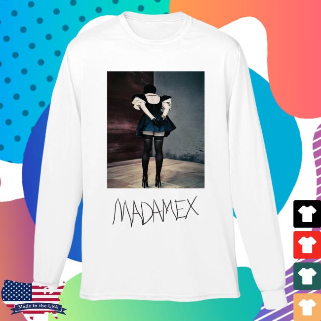 Official Madonna Merch Store Madonna Backside Long Sleeve Shirt 2023 Madonna Louise Ciccone Clothing Shop