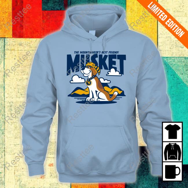 West Virginia The Mountaineer's Best Friend Musket Shirt Homefield Merch Official Homefield Merch West Virginia Musket Tee