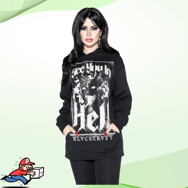 Blackcraft Cult Clothing Store BlackcraftCult See You In Hell Cat - Hoody Blackcraft Cult Clothing Store BlackcraftCult See You In Hell Cat - Crew neck Sweatshirt