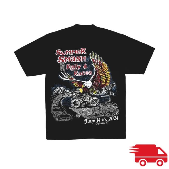 Rally And Races Line Up Tee The Summer Smash Shop