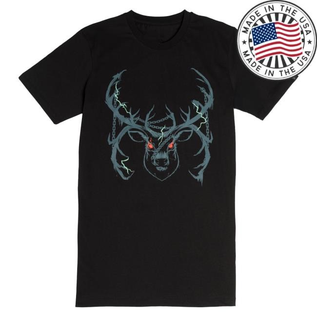 Official Valheim Merch Store Eikthyr, Men's Pullover Shirt, Black