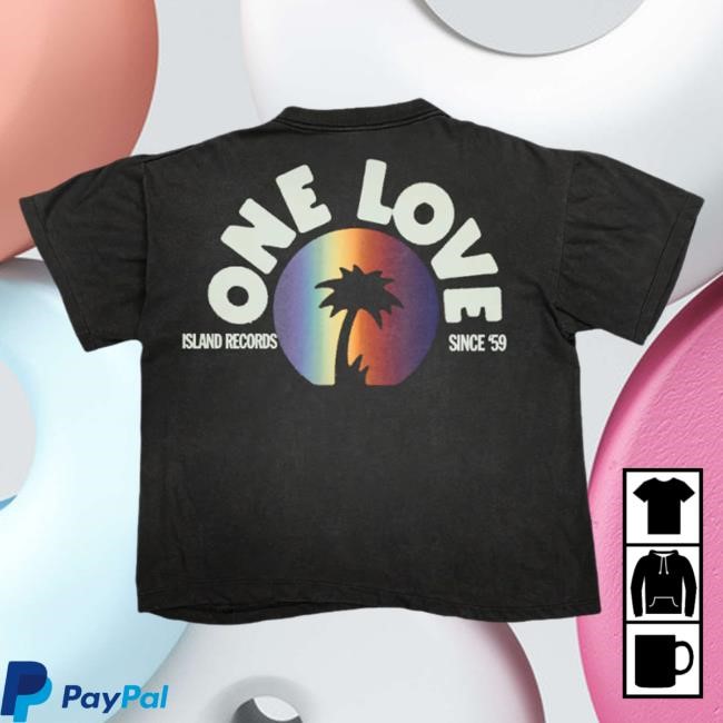 Official Island Records Island One Love New Shirt