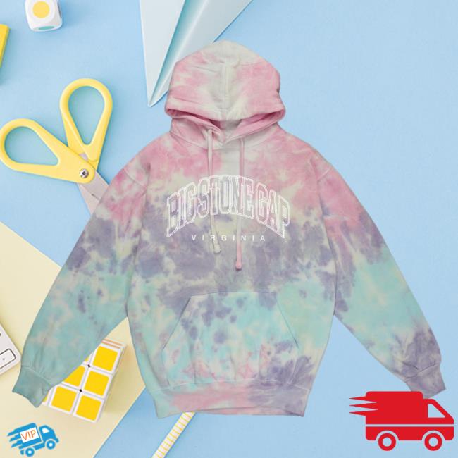 Official Hometown Apparel Clothing Merch Big Stone Gap Virginia Inline Tie-Dye Sweatshirt S - 5XL Tie Dye Cotton Candy