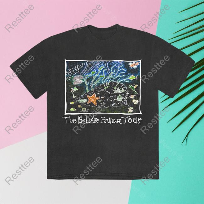 Aquarium Washed Tee Shirt The Solar Power Tour