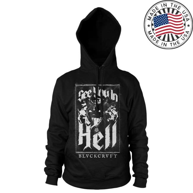 Blackcraft Cult Clothing Store BlackcraftCult See You In Hell Cat - Popover Hoodie