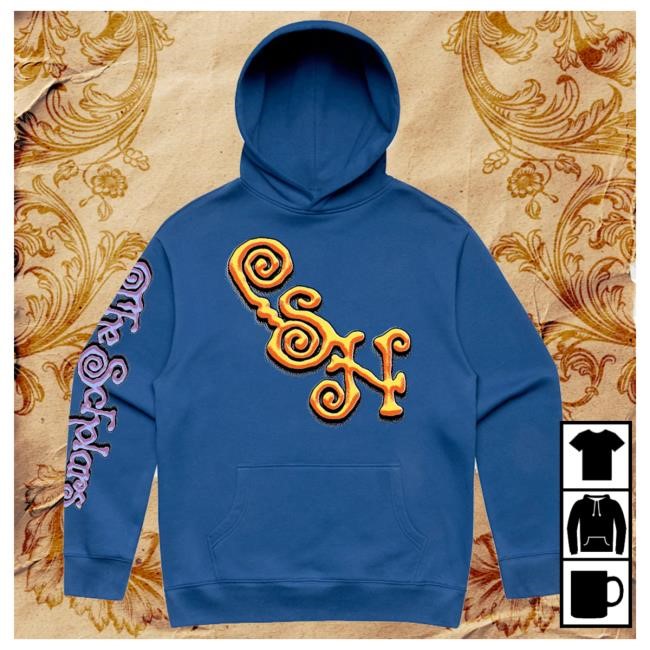 Official Car Seat Headrest Merch The Scholars Popover Hoodie Official Car Seat Headrest The Scholars Hoodie