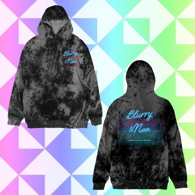 Official Linda Fine Gold Merch Store Assholes Live Forever Linda Finegold Alcoholics Blurry Nights Foggy Night Tie Dye Crewneck Sweatshirt Lindafinegold Apparel Clothing Shop AssholesLiveForever
