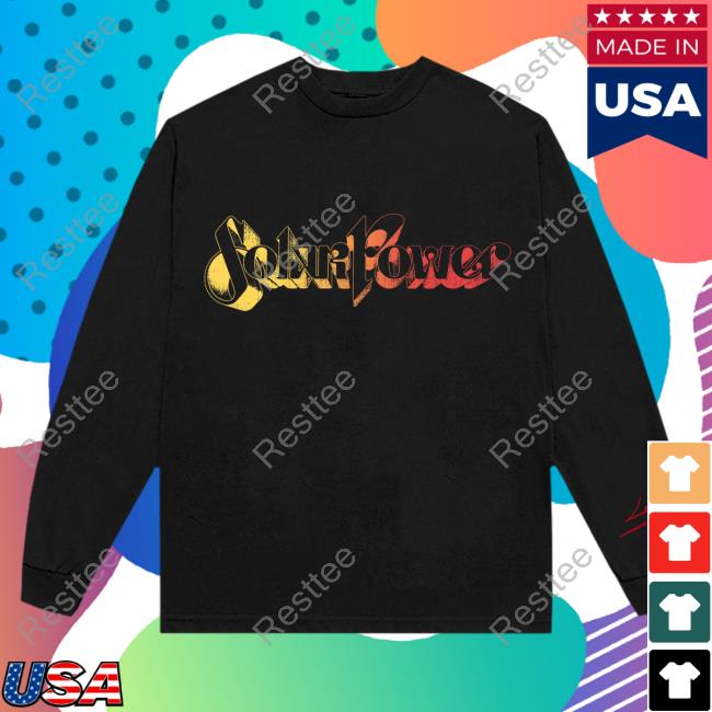 Lorde Store Solar Power Photo Longsleeve T-Shirt The Solar Power Tour