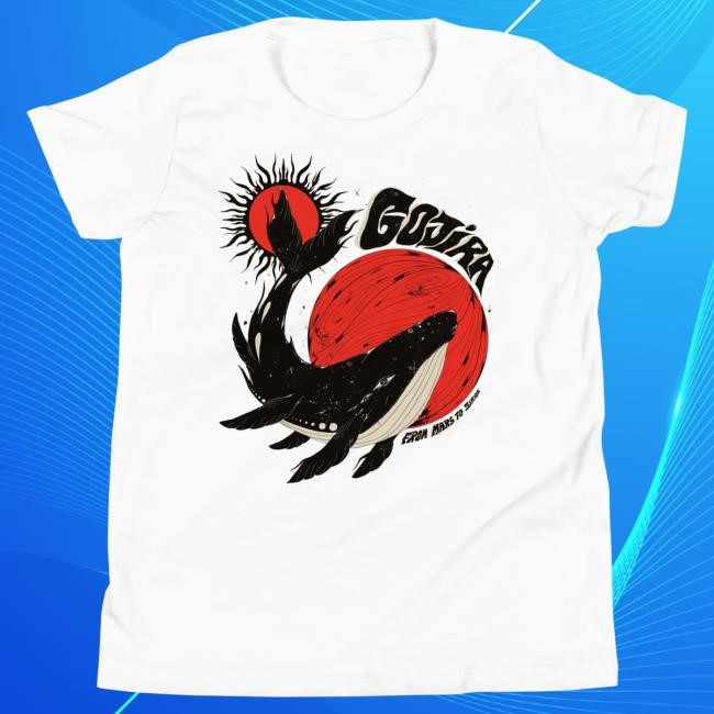 Official Gojira Merch Whale Moon Sun Youth Top Shirt