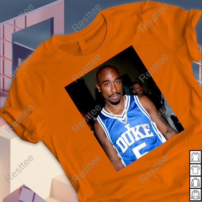 Tupac Shakur Duke Tee Shirt Official Tupac Shakur Duke Shirt