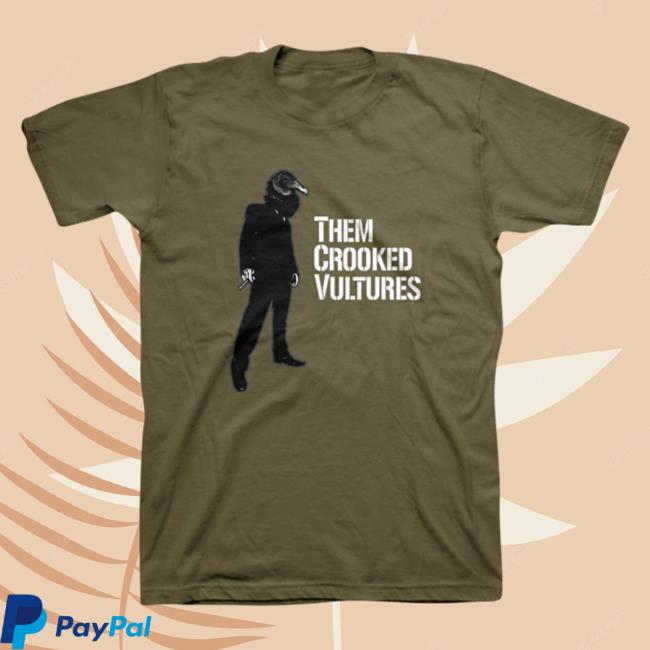 Official Them Crooked Vultures Merch Smoking Tee