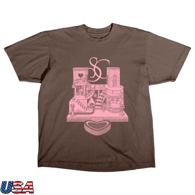 Official Sabrina Carpenter Merch Store House Tour T Shirt