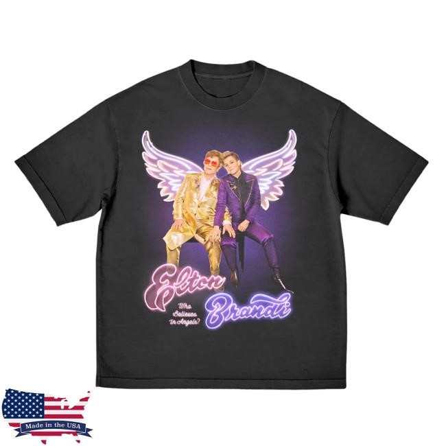 Who Believes In Angels? Alternate Album Cover New Shirt Elton John Merch
