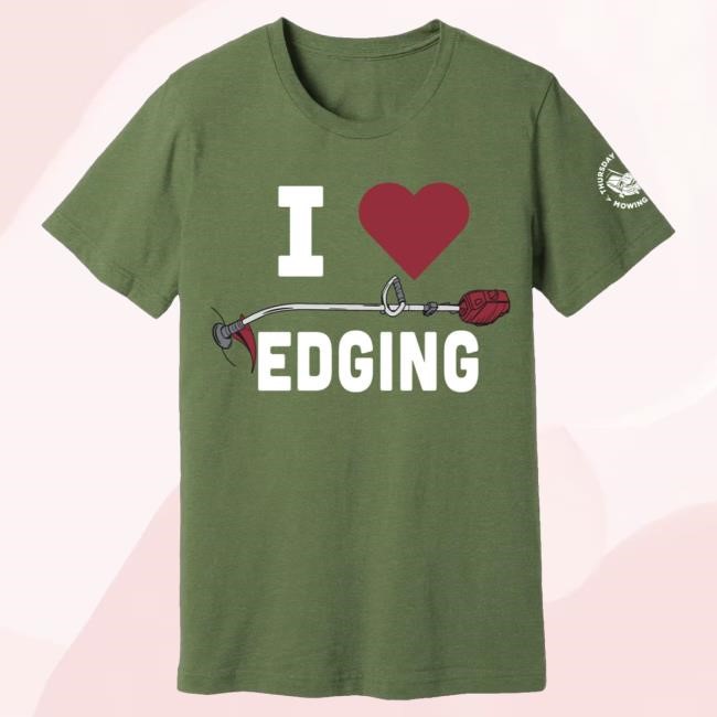 Official Outkick Store Shop I <3 Edging Heavyweight Short Sleeve Tee