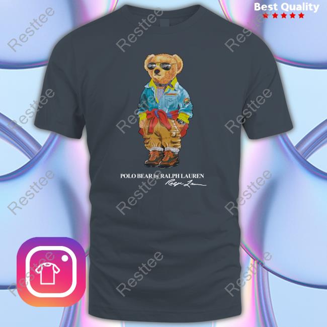 Polo Bear Ralph Lauren Long Sleeve Tee Shannon Sharpe Polo Bear Ralph Lauren Tee Shirt Shannon Sharpe