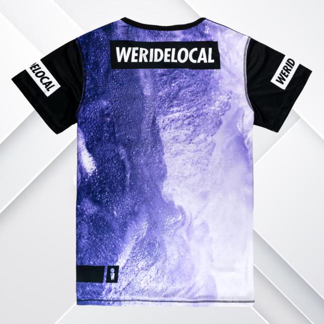 Official We Ride Local Chaser Purple Rash Vest Top Shirt