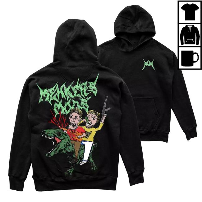 Official Mehnersmoos Merch Store Mehnersmoos Pullover Hoodie Black