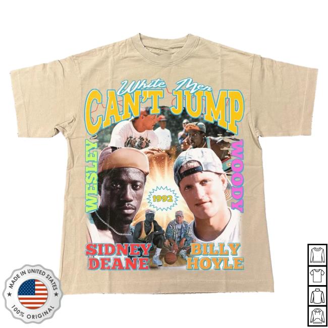 Official Do Not Disturb Clothing Store Shop Dnd By Ferris Sidney Dean Billy Hoyle White Men Can’T Jump T-Shirts Cream