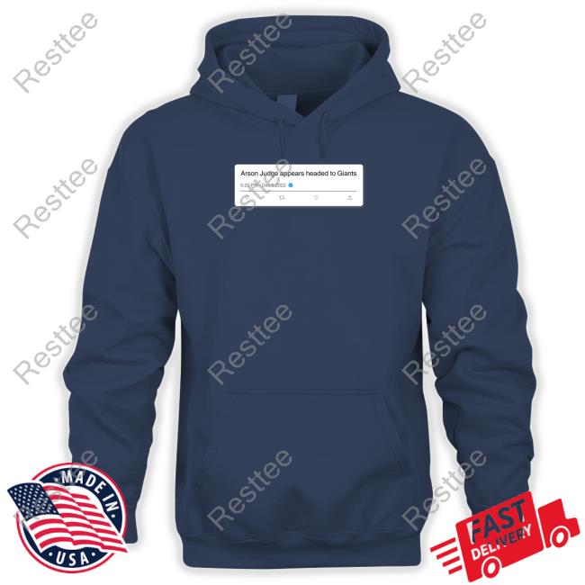 Official Arson Judge Appears Headed To Giants T-Shirt