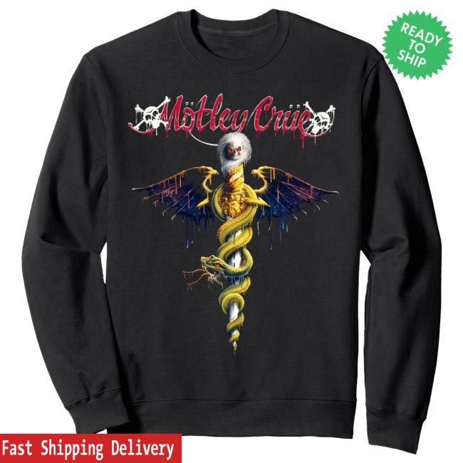 Mötley Crüe - Dr. Feel Good Slime Top Shirt Motley Crue Official Mötley Crüe - Dr. Feel Good Slime T Shirt Motley Crue Official