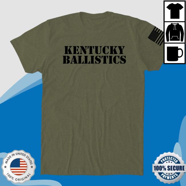 Official Kentucky Ballistics Merch Bunker Branding Kentucky Ballistics KB Top Shirt Military Green BunkerBranding KentuckyBallistics