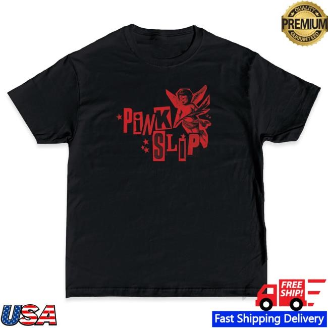 Official Super Yaki & Kerin Cunningham Present: Pink Slip Shirts Red Ink SuperYaki