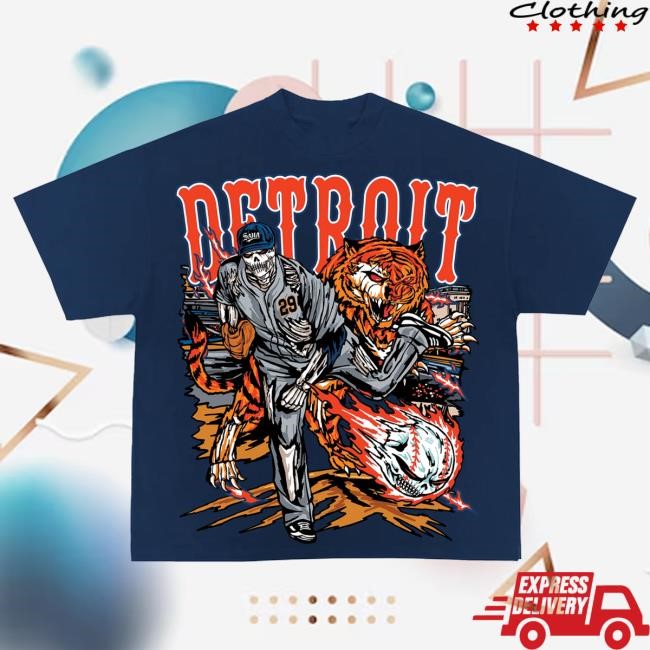 Official Sana Detroit Merch Store Sana X Skubal New Shirt - Cream