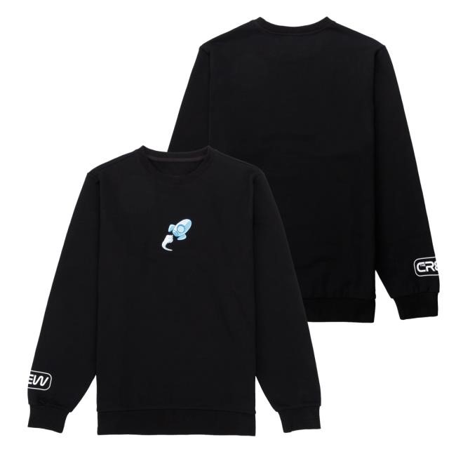 BFC Store The Crew Rocket Zip-Up Crewneck