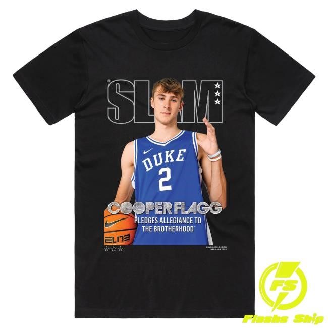 Slam Goods NCAA SLAM Cover Tee – Cooper Flagg Fan Favorite