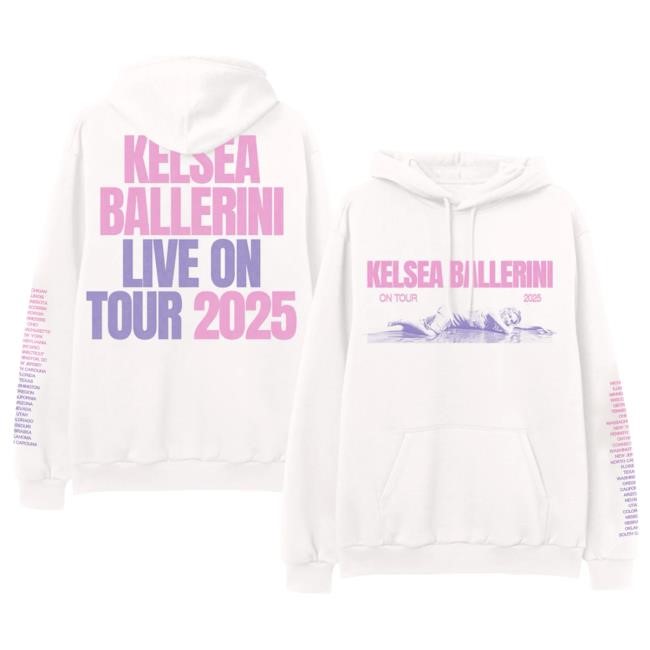 Kelsea Ballerini: Live On Tour 2025 Hoodie Kelsea Ballerini Merch