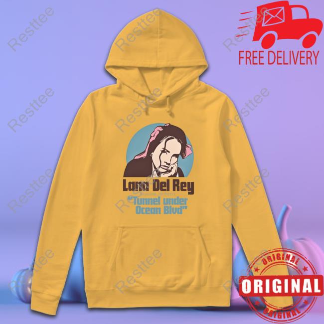 Lana Portrait Hoodie Official Lana Del Rey Village Lana Portrait Tee