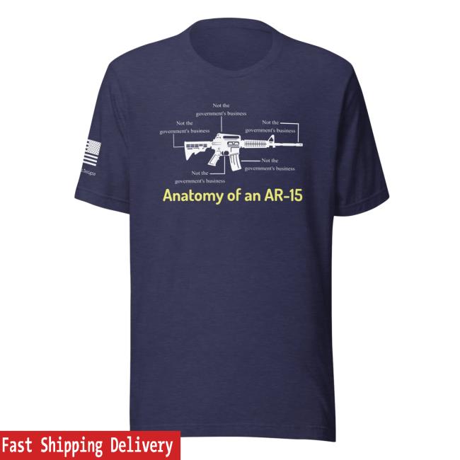 Official Freedom Kat Designs Store Not The Government's Business Ar15 Tshirt