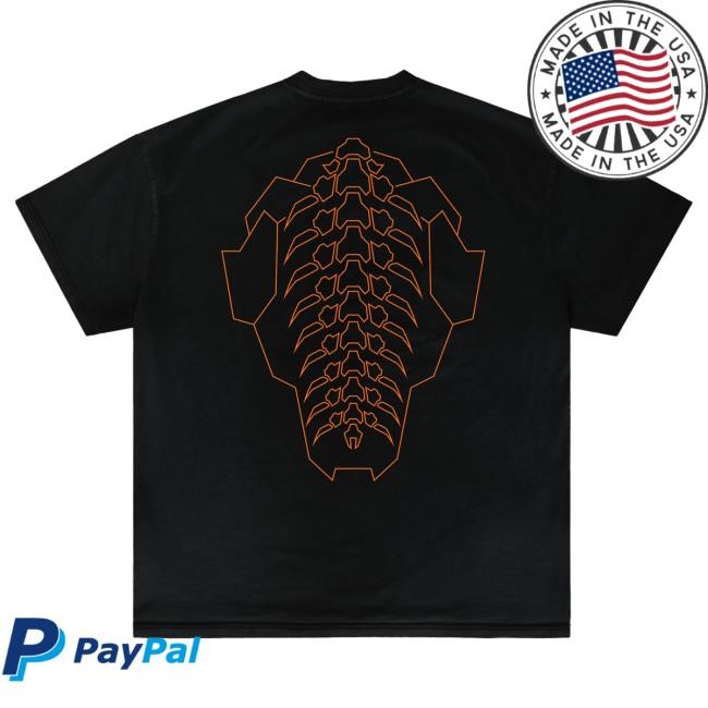 High Impact Cloudeelle Cyberspine Orange Tee Graphic Authentic Cloudeelle Cyberspine Orange Tee Drop
