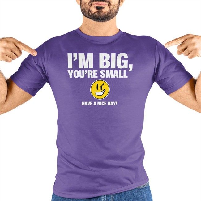 Top Trending I'm Big You're Small Have A Nice Day Shirt Tubbypubby