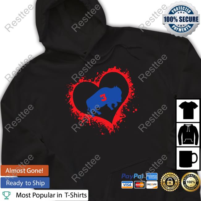Damar Hamlin Heart 3 Shirts Midnightboathouse