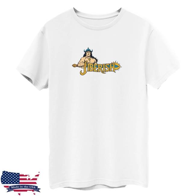 Official Jiberish Clothing Jiberish Hyborian Age Supima Ocean Navy Tee
