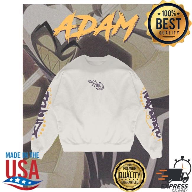 Official Cloudeelle "Adam" - Oversized Pullover Sweatshirt Black With the front print