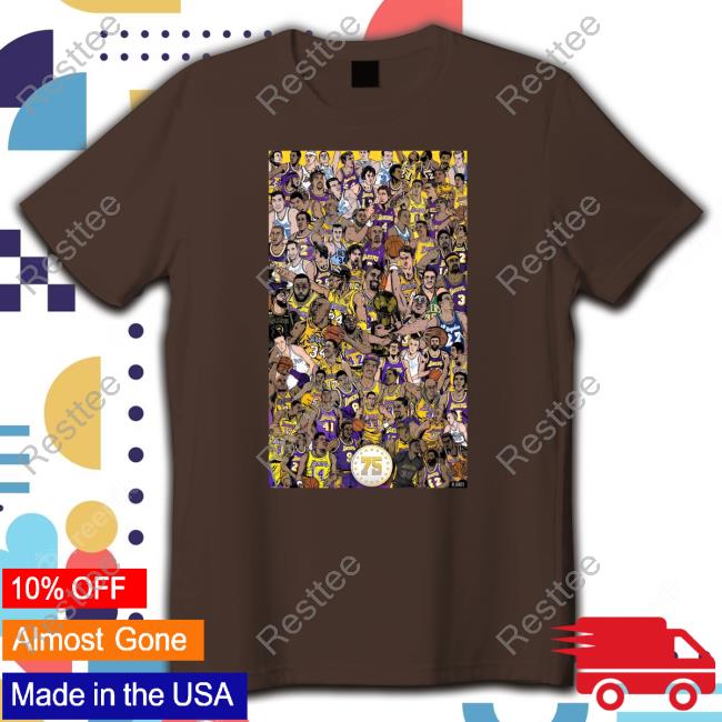Former Los Angeles Lakers Players Tee Official Lakers Lead Former Los Angeles Lakers Players Tee Shirt