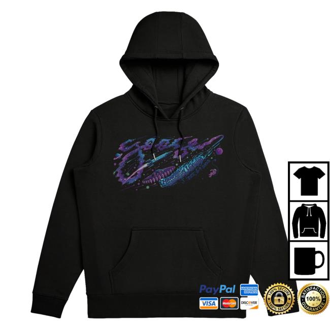 Official Goose The Band Merch Hampton Script Event Crew neck Goosetheband