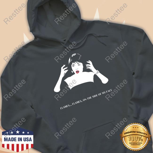 Flames On The Side Of My Face Long Sleeve Official Flames On The Side Of My Face Long Sleeve Tee Shirt